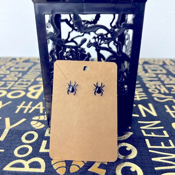 Halloween Earrings - Spiders - Picture 1 of 3